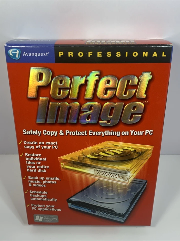 Avanquest Software Perfect Image Professional Brand New Sealed In Box Old Stock - Image 1 of 4