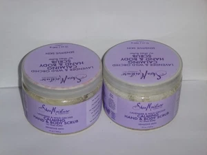 (2 pack) Shea Moisture Lavender & Wild Orchid Calming Hand & Body Scrub 12oz - Picture 1 of 1