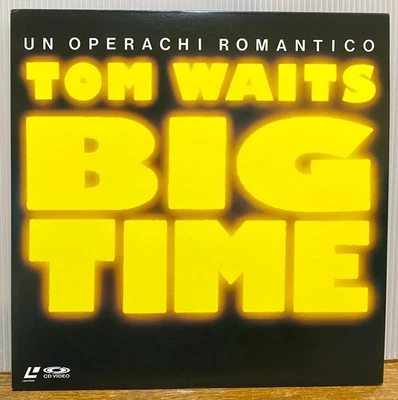 TOM WAITS ‎- BIG TIME  1988 JAPAN LD NTSC LASERDISC  Polystar SM047-5608 - Image 1 of 3
