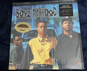 Boyz N The Hood (1991) Criterion Collection Laserdisc Cuba Gooding Jr Ice Cube - Picture 1 of 2