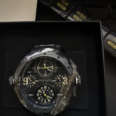 Invicta Coalition Forces Para hombres 4 Zonas Temporales 50mm Negro 31140 🔥Agotado🔥¡NUEVO EN CAJA!!! Foto 1 de 4