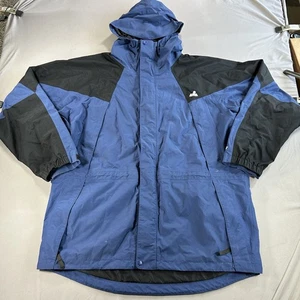 Eastern Mountain Sports Jacket Mens 2XL Blue Full Zip Gore Tex Waterproof Nylon - Picture 1 of 11