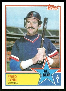 1983 Topps Fred Lynn #392 California Angels B - Picture 1 of 2