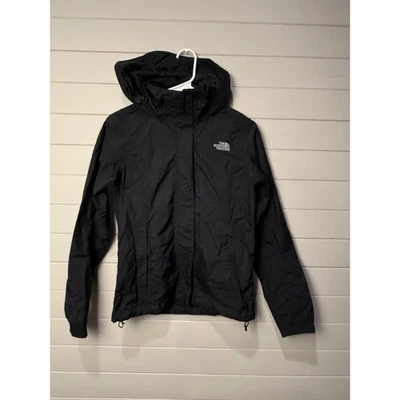 The North Face DryVent Black Hooded Rain Jacket Women's XS Lightweight Waterproo - Image 1 of 4