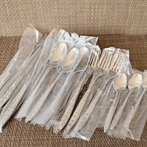 Nuevo Juego de Cubiertos EPON 12 Piezas Cuchara Tenedor Cuchillo 18 Acero Inoxidable Floral Japón Retr - Imagen 1 de 14