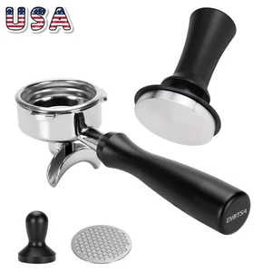 Espresso ortafilter Coffee Tamper Set For Barsetto BAE01 BAE02 Calphalon Temp IQ - Picture 1 of 18