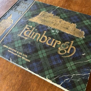 Edinburgh Photo Book Vintage by A Elliot 250 views c1900 Scotland History UK - Picture 1 of 10