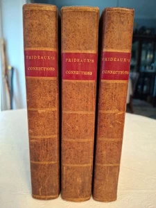 Prideaux's Connections by Humphrey Prideaux 1816 HC Lot of 3 (of a 4 Vol. Set) - Picture 1 of 20