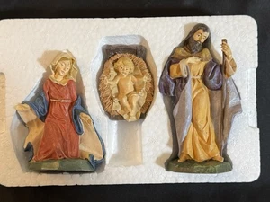 Vintage Heilige Familie Avon Krippe, 3-teilig, feines Sammlerstück Erbstück, 1996 - Bild 1 von 7