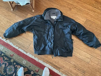 COLUMBIA Skidaddle Double Walled Lined Fleece Mesh Green Winter Ski Coat Mens L - Image 1 of 4