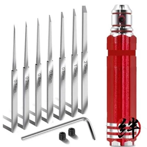 Schnitzbeitel 7 Klingen Set für Kunststoffmodelle - Bild 1 von 5