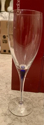 Copa de vino Orrefors Intermezzo azul 8,4 onzas Claret Foto 1 de 2