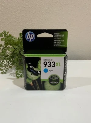 HP 933 XL Ink Cartridge Cyan EXP NOV 2016 Genuine HP OfficeJet Brand New SEALED - Image 1 of 4