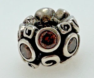 Pandora Moments Brauner Primelpfad CZ Sterlingsilber Charm - Bild 1 von 6