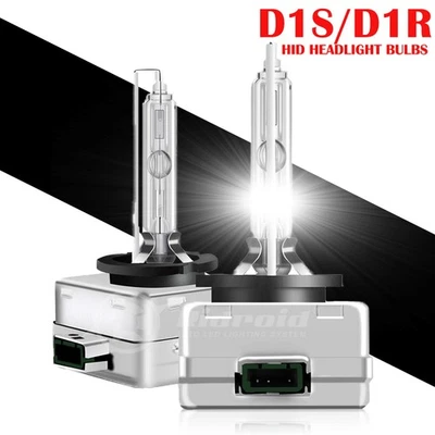 Pair HID Xenon Headlight Bulb High Low Beam Set For Mercedes-Benz E350 2008-2012 - Image 1 of 4