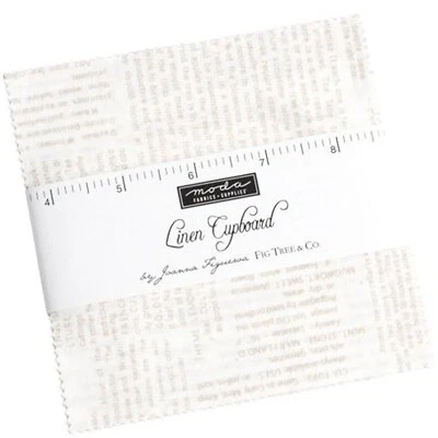 Linen Cupboard Charm Pack by Fig Tree & Co. for Moda Fabrics - Image 1 of 2