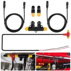 Power Cables Drop Cables Dual Tee Connector Terminators Kit for NMEA 2000 - Picture 1 of 10