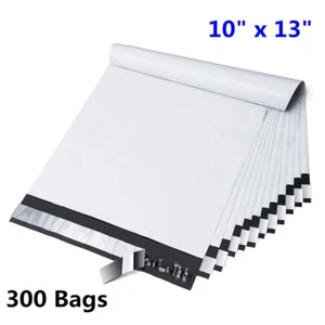 300 10x13 Envíos de plástico de polietileno Sobre Envío Sellado Auto Bolsa de Correo 2,4 Mil - Imagen 1 de 7