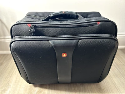 Swissgear Wenger Patriot Business Estuche de Mano Bolsa Rodillo - Excelente Estado Foto 1 de 4