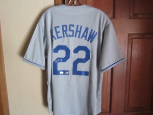 Clayton Kershaw Autograph Signed Auto Custom Jersey Beckett COA Dodgers - Picture 1 of 6