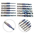 High Efficiency Spiral Groove Hex Shank Drill Bits Set for Various Materials