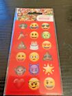 Emoji Party Bag Fillers Stickers set 6 sheets