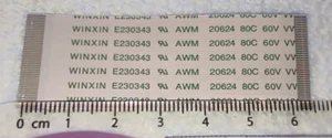 44 Conductor 65mm Largo x 23mm Ancho Winxin E230343 80C 60V Cable de cinta pequeña - Imagen 1 de 4