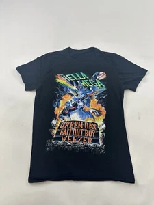The Hella Mega Tour Shirt Mens Small Green Day Fall Out Boy Weezer Double Sided - Picture 1 of 7