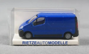 RIETZE 11280 (H0,1:87) - OPEL VIVARO Kasten blau - NEUWARE! - Picture 1 of 3
