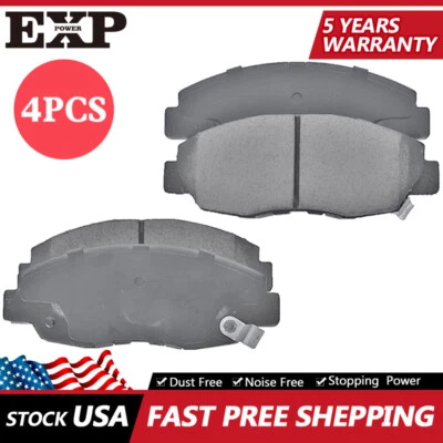 Front Ceramic Brake Pads For 1996-2011 Honda Civic,2010-2014 Insight, Acura EL - Image 1 of 4