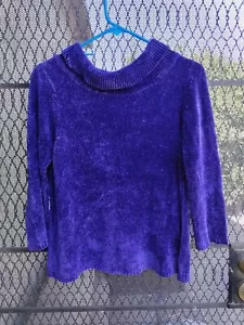 Rafaella Pull Over Sweater With Cowl Collar SZ M - Picture 1 of 12