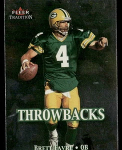 Brett Favre 2000 Fleer Tradition #11 T Throwbacks Green Bay Packers HOF - Picture 1 of 2