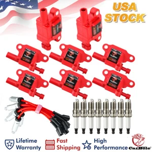 UF413 Ignition Coil+41-962 Spark Plug+9748UU Wire For Chevy Silverado 1500 Tahoe - Picture 1 of 12