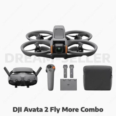 DJI Avata 2 Fly More Combo Cámara Drone 4K (3 Baterías) + Movimiento RC 3 + Gafas 3 Foto 1 de 4