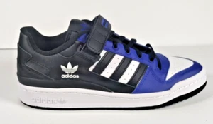 Adidas Forum Low White Pulse Blue Black - Picture 1 of 5