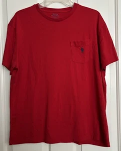 Polo Ralph Lauren Herren T-Shirt Gr. M Kurzarm Classic Fit Rundhals Rot - Bild 1 von 6