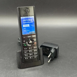 AVM FRITZ!Fon C5 Schnurloses VoIP DECT-Telefon Handset - Schwarz - Zdjęcie 1 z 2