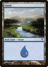 Island (#235) - Foil Avacyn Restored MP MTG
