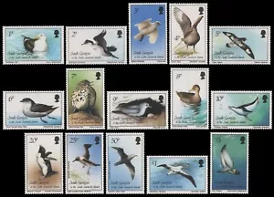 Georgia del Sur 1987 - Mi-Nr.o 150-164 ** - Estampillada sin montar o nunca montada - Pájaros / Pájaros - Imagen 1 de 1