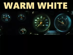 Gauge Cluster LED Dashboard Bulbs Warm White For Chevy 73-87 C10 C20 C30 Truck - Picture 1 of 2