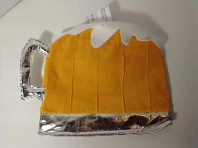 Halloween  Beer Mug Adult Plush Hat~ Birthday Party Supplies Novelty Costume - Image 1 of 3