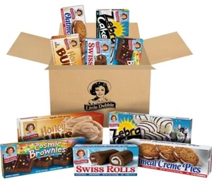 Little Debbie Variety Pack, 1 Box Each of Zebra Cakes 48 Piece Assortment - Picture 1 of 4