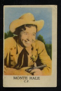 Monte Hale Vintage Dutch Movie Film Star Trading Card