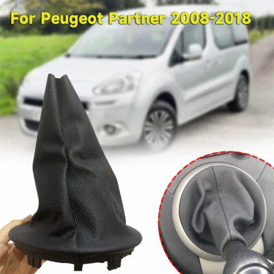 Gearstick Shift Lever Gaiter Boot Cover For Peugeot Partner 1.6 HDi 2008 - 2018 Foto 1 de 4