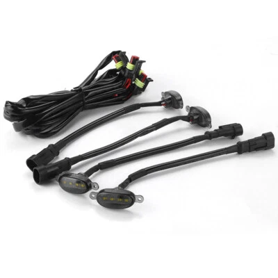 4X Luces LED ámbar ahumadas de rejilla delantera para Ford F150 F250 Explorer estilo Raptor Foto 1 de 4