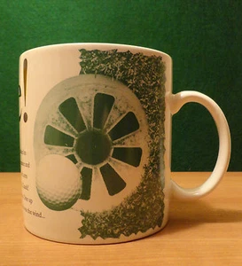 HUGE 1996 Starbucks FORE! GOLF SPORT Coffee Cup Mug Golf Ball Tee Sport Mug - Picture 1 of 4