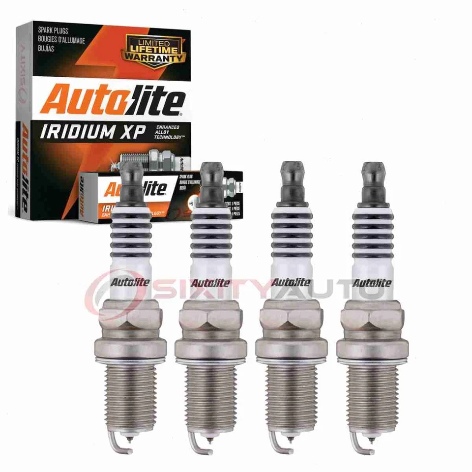 4 bujías Autolite Iridium XP para Honda Civic del Sol 1994-1997 de colección Foto 1 de 4