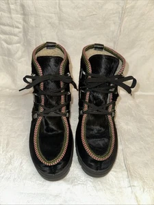 Botas PENELOPE CHILVERS Negras Increíbles Forradas de Piel de Oveja EU 39 US 9 - Imagen 1 de 12