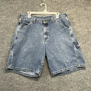 Lee Carpenter Shorts Men 36 Regular Dungaree Denim - Picture 1 of 9