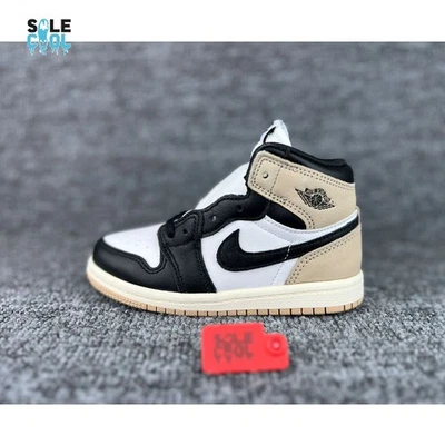 Air Jordan AJ1 Retro High OG TD TODDLERS Latte Shoes FD2598-021 - Image 1 of 4